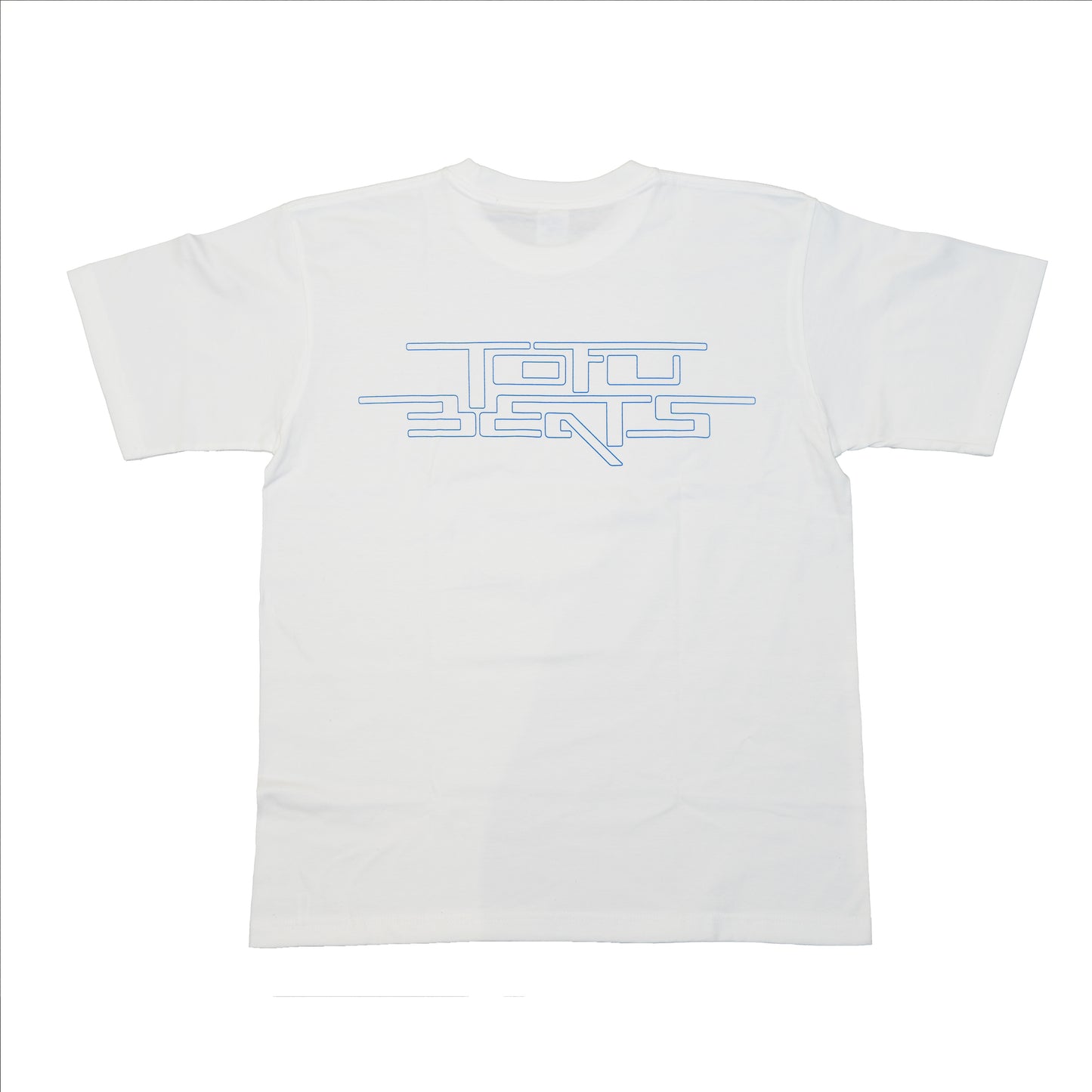 T-SHIRT / tofubeats logo (WHITE x BLUE)