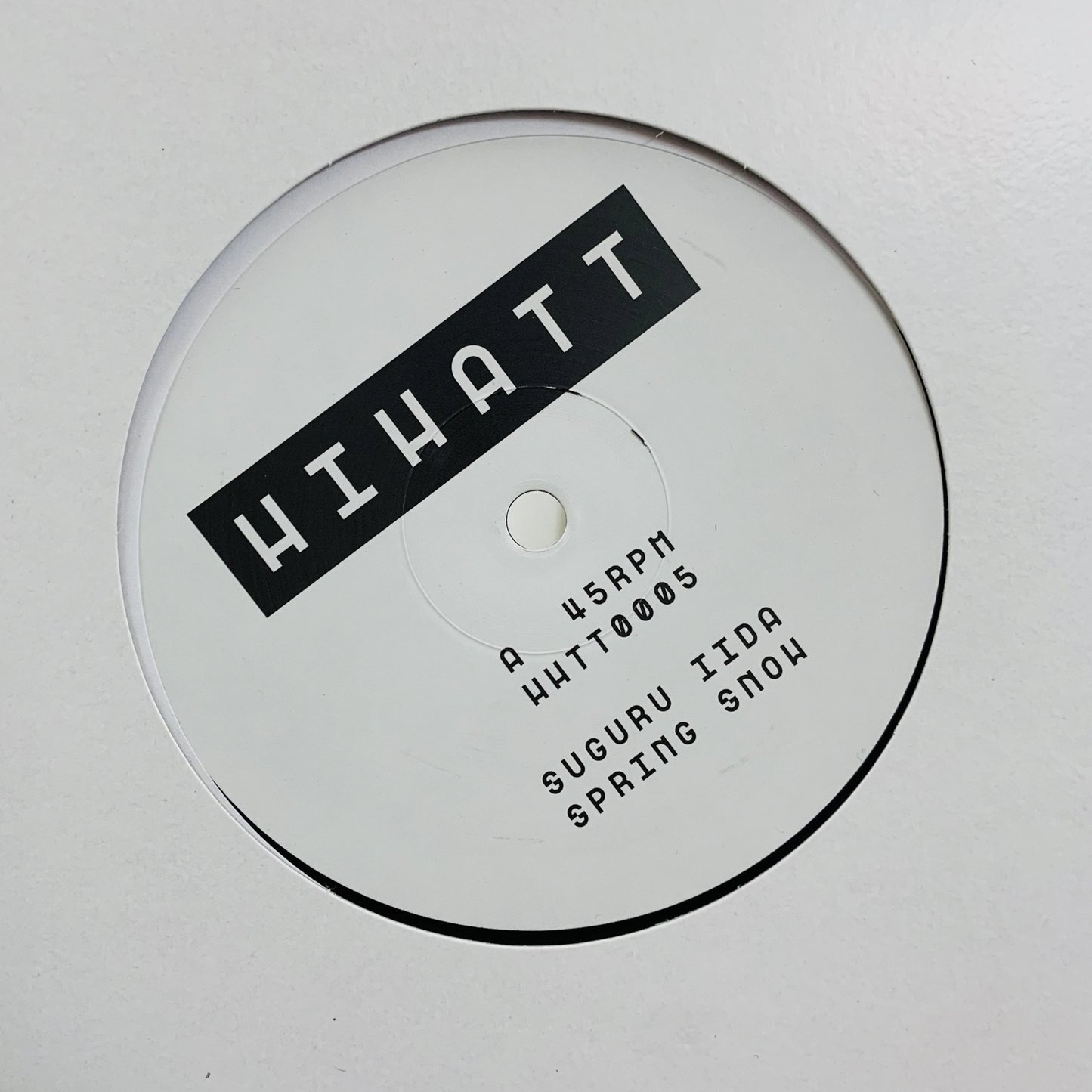 12INCH / SUGURU IIDA - SPRING SNOW c/w Hypnotic Inc. REMIX