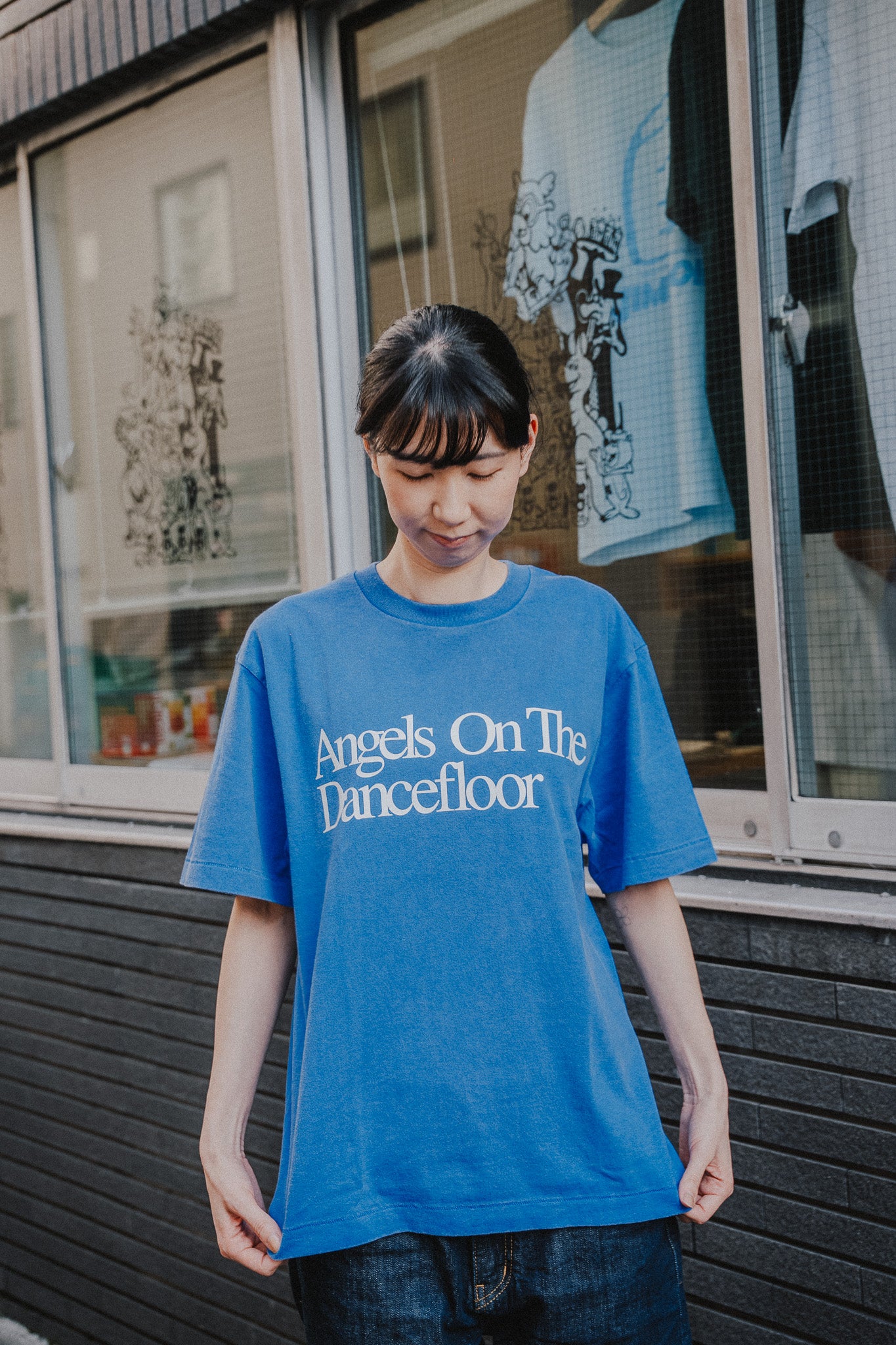 T-SHIRT / Angels On The Dancefloor (Faded WHITE)