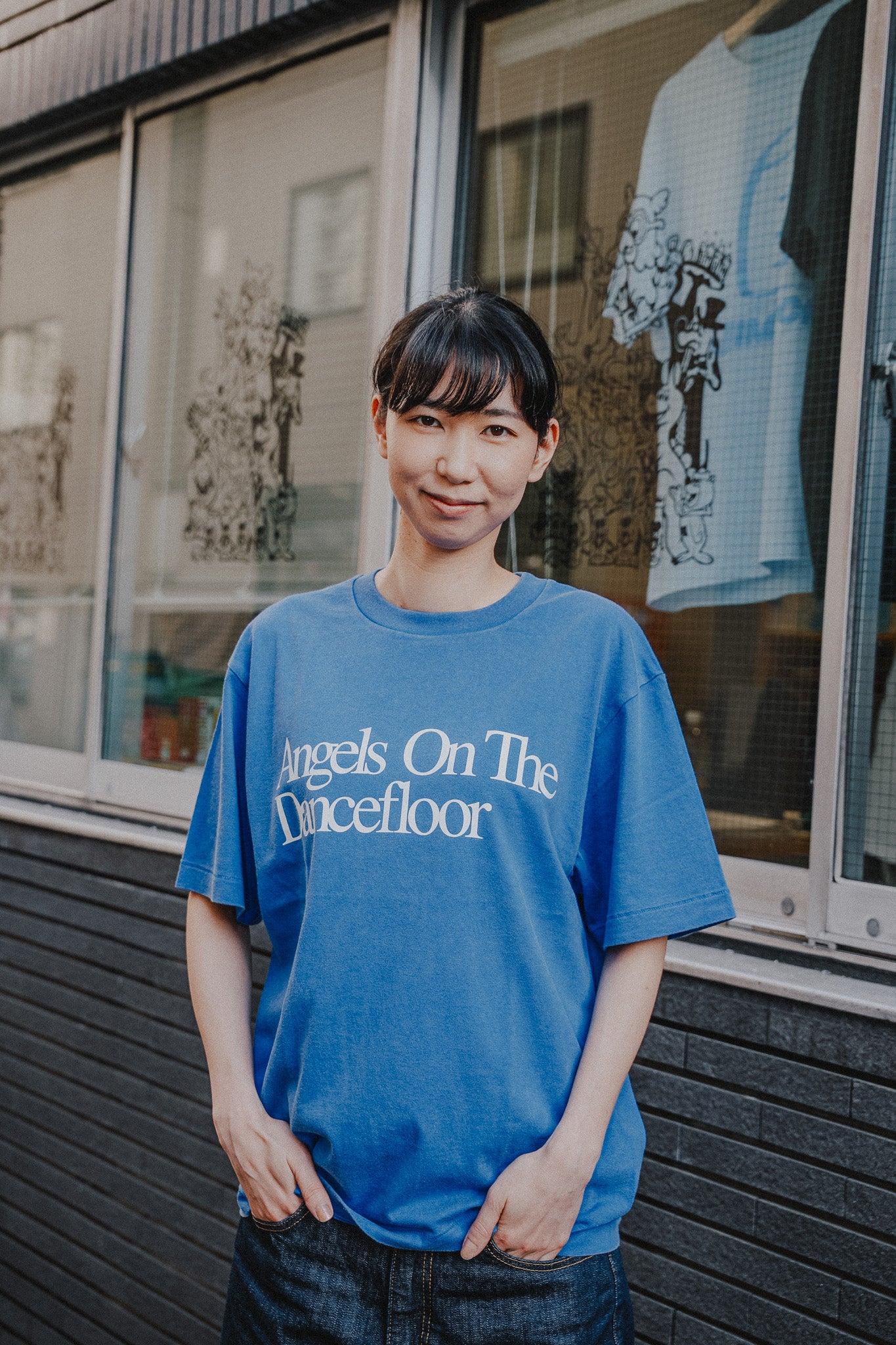 T-SHIRT / Angels On The Dancefloor (Faded WHITE)
