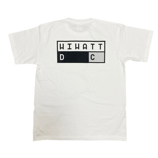 T-SHIRT (WHITE) / HIHATT DC New logo
