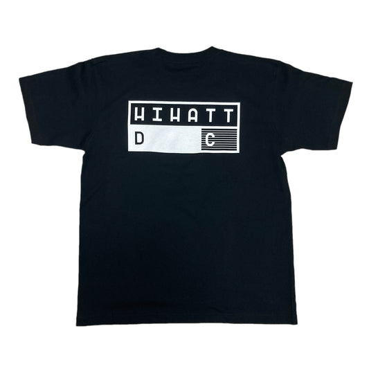 T-SHIRT (BLACK) / HIHATT DC New logo