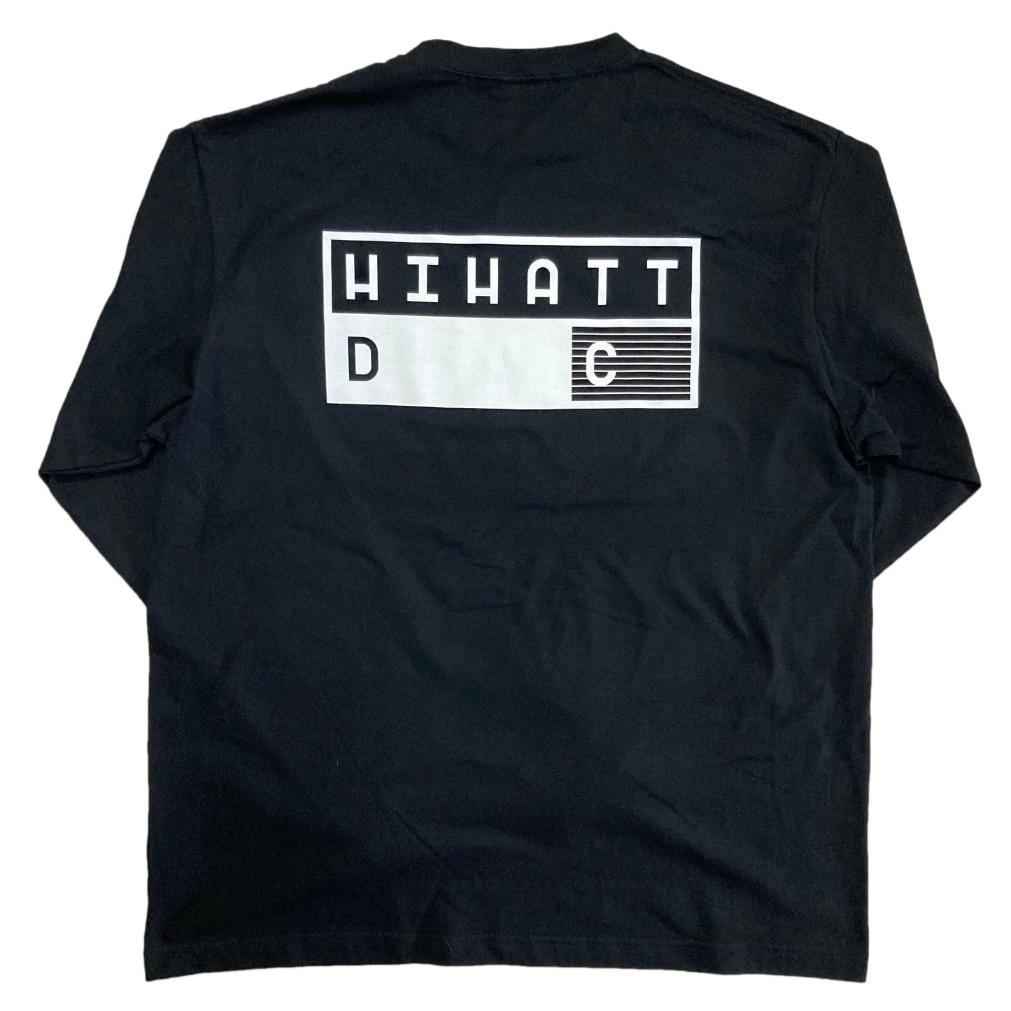 LONG SLEEVE T-SHIRT(BLACK) / HIHATT DC New logo